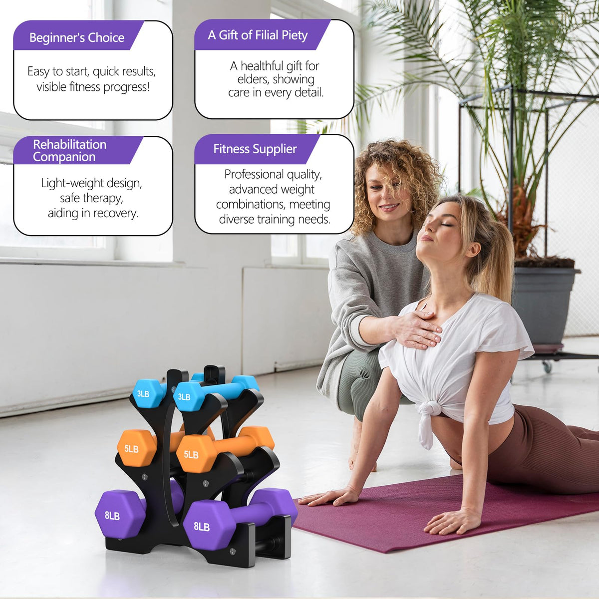 Neoprene Dumbbells Set of 2 G715854