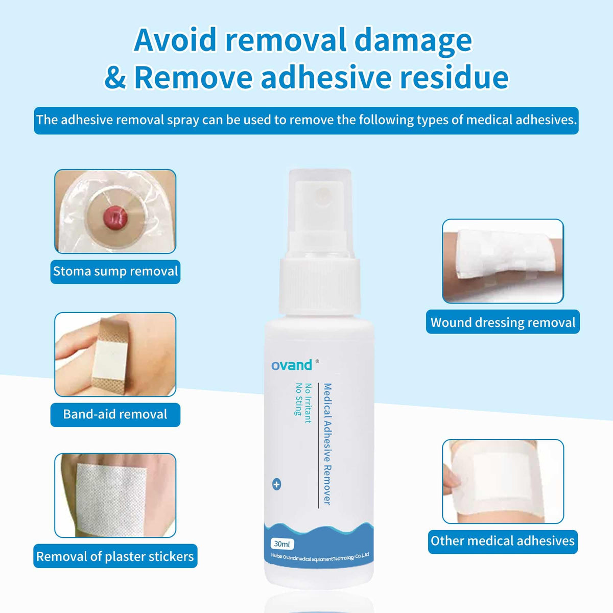 2oz Alcohol Free Sting Free Medical Adhesive Remover Spray U991629