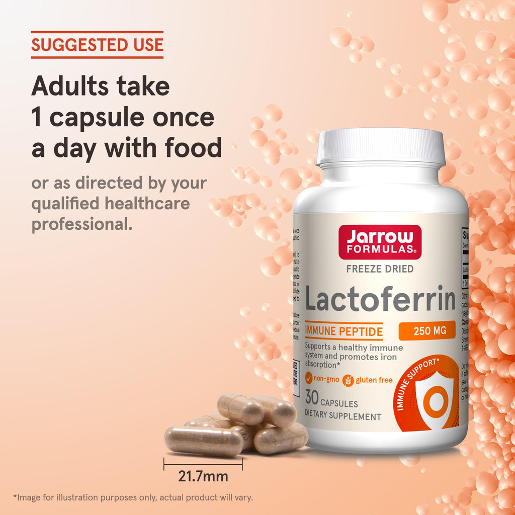Lactoferrin Supplements 250 mg 30 Capsules D542240