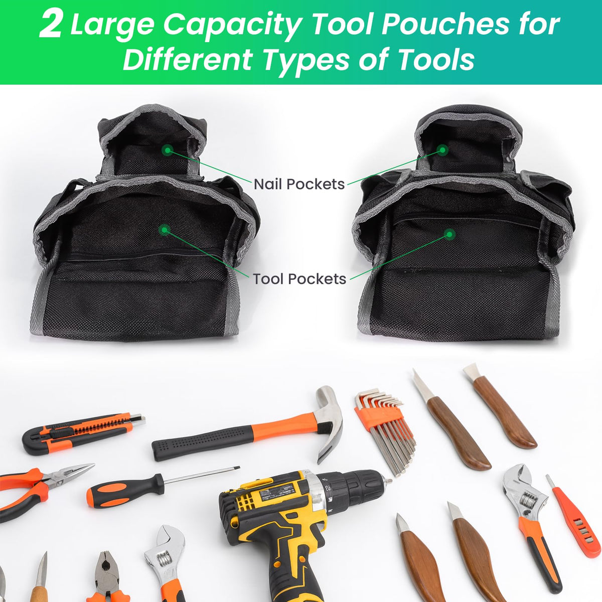 Heavy Duty Tool Belt With Suspenders F12310
