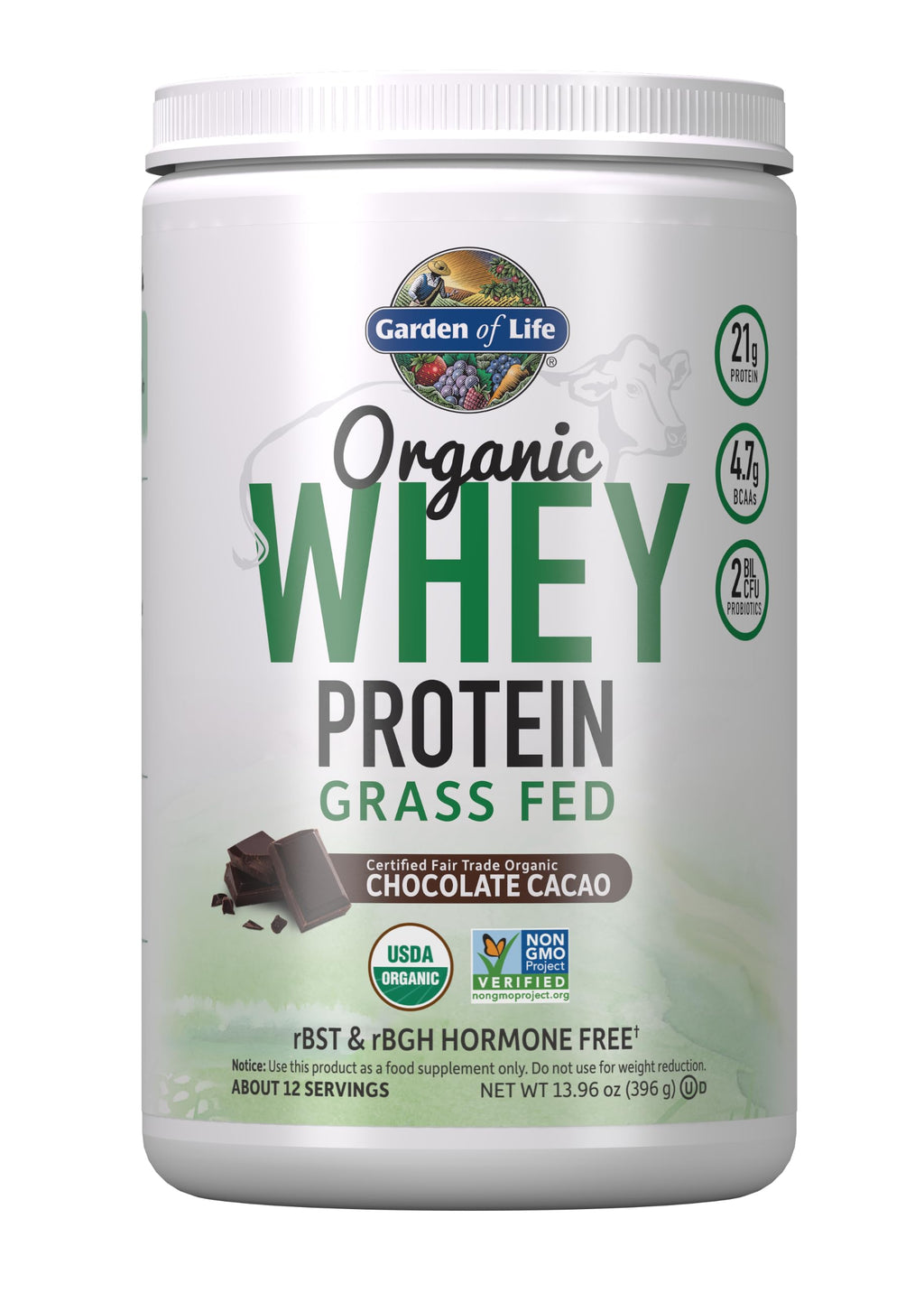 Organic Whey Protein Chocolate Grass Fed Protein Powder T2329