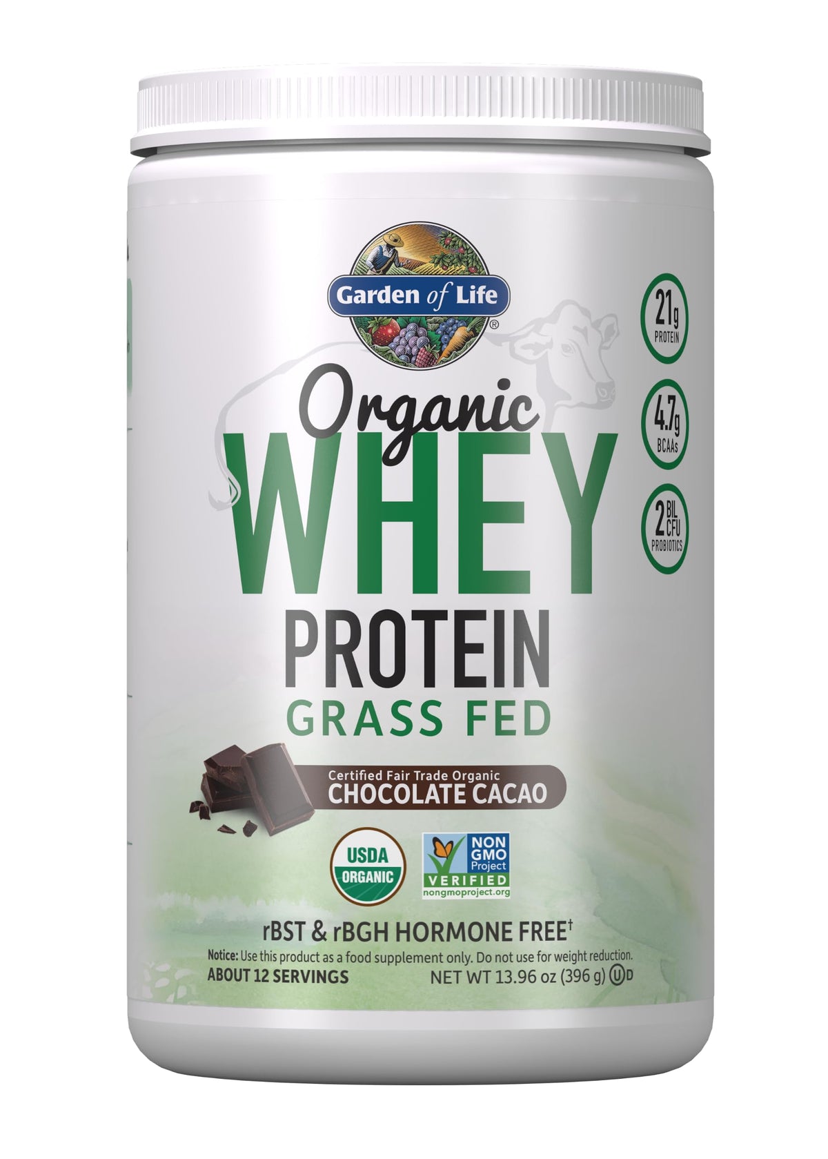 Organic Whey Protein Chocolate Grass Fed Protein Powder T2329