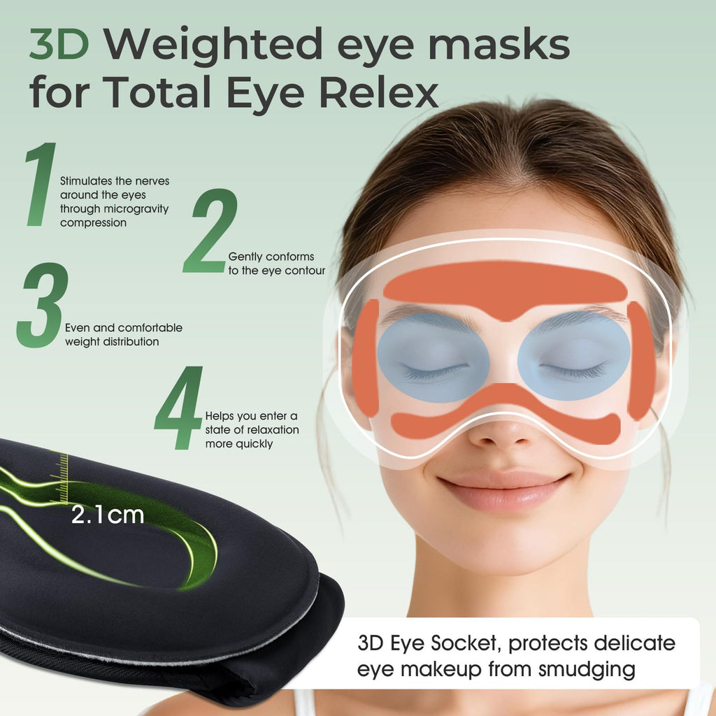 Bluetooth Sleep Mask with Hot & Cold Gel Insert R321