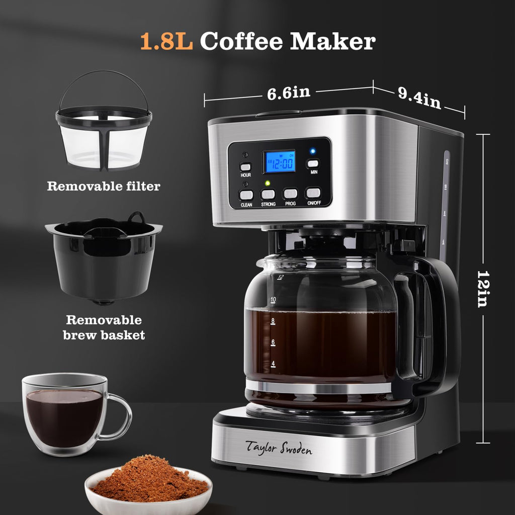 Programmable 12 Cup Drip Coffee Maker H472474