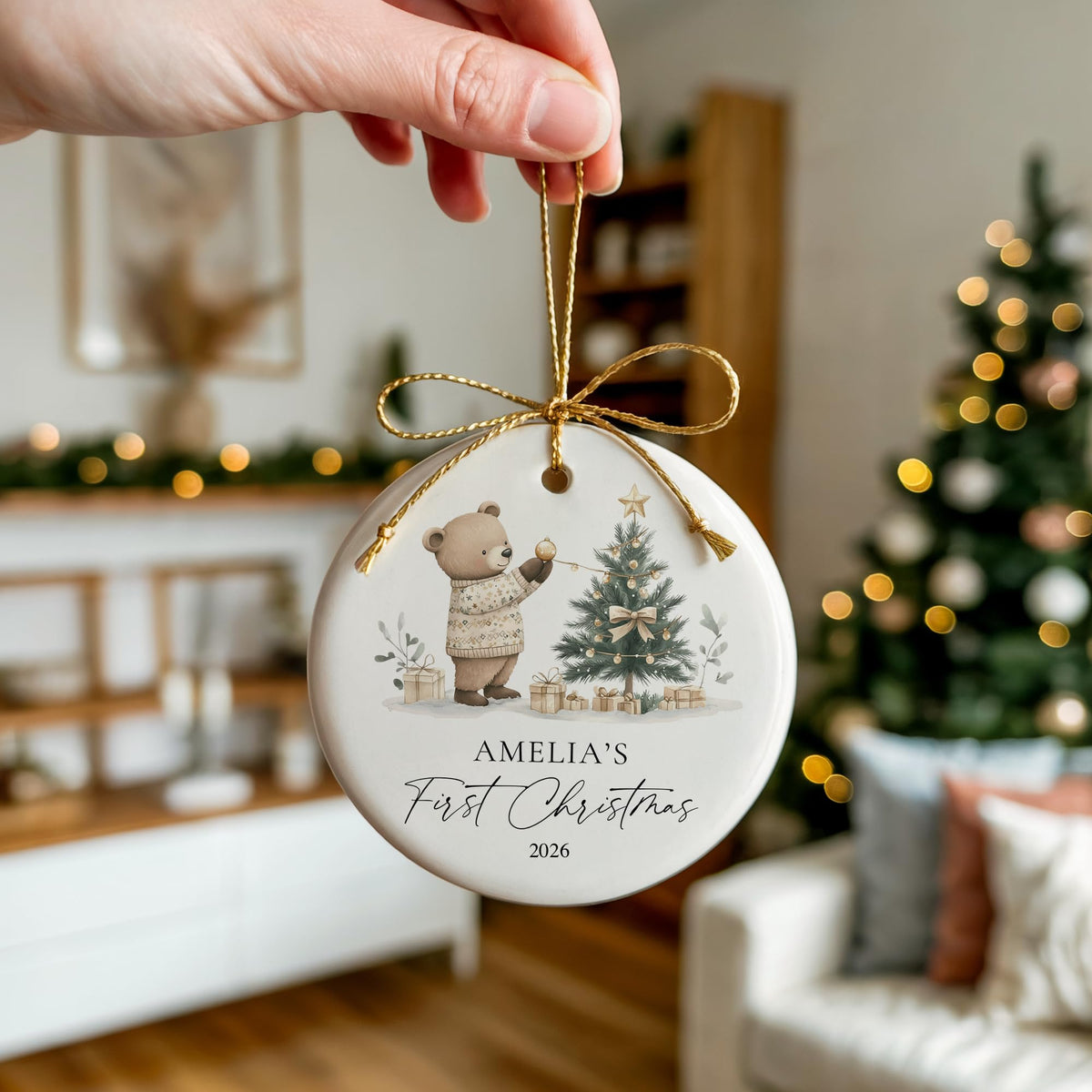 Baby's First Christmas Ornament 2026 R54011