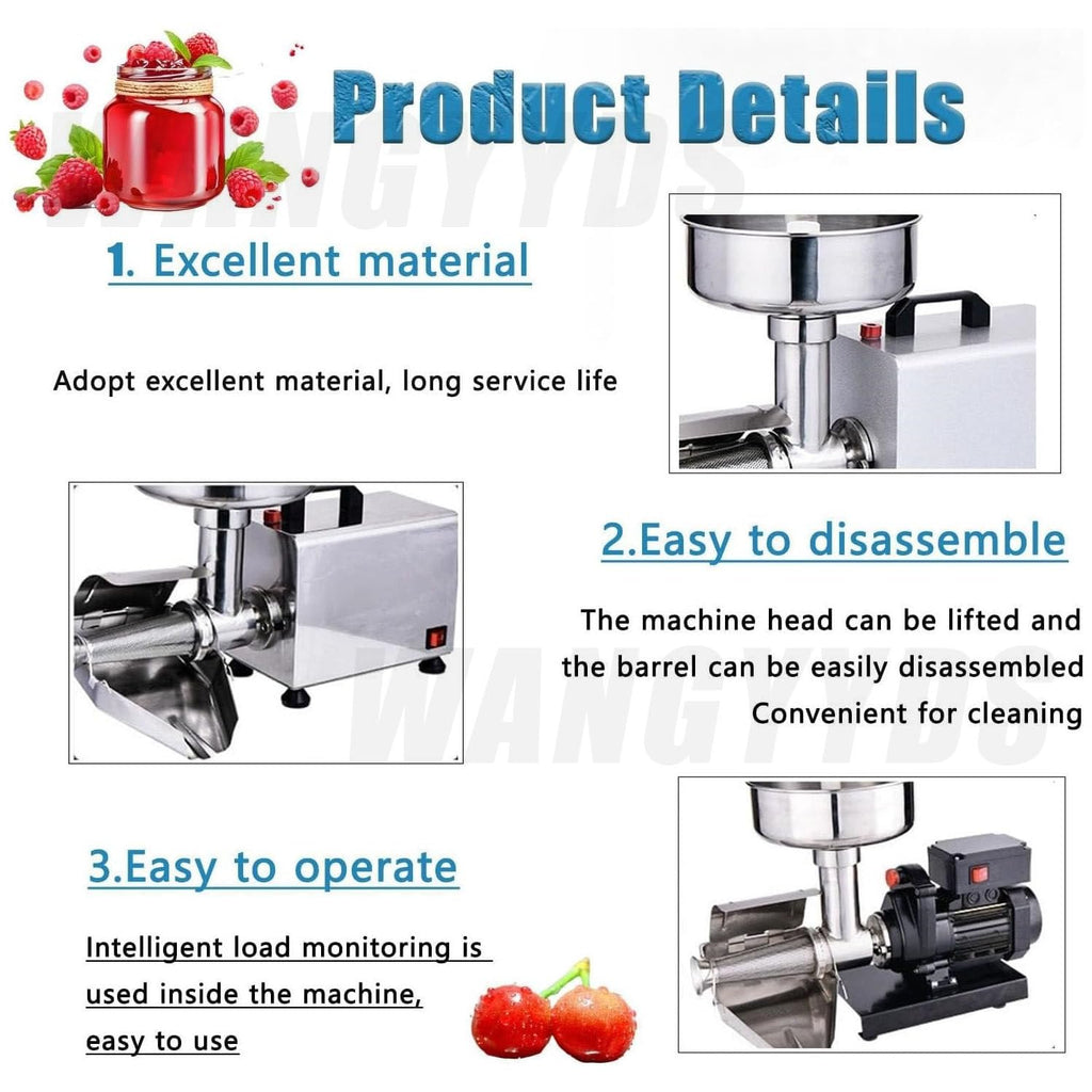 450W Stainless Steel Electric Tomato Mill L108959