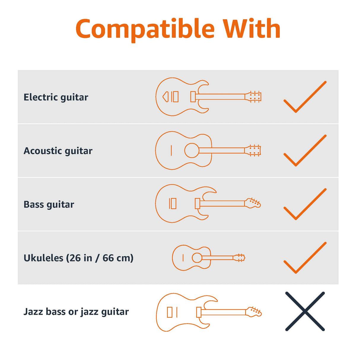 Black Height Adjustable Foldable Guitar Stand S896