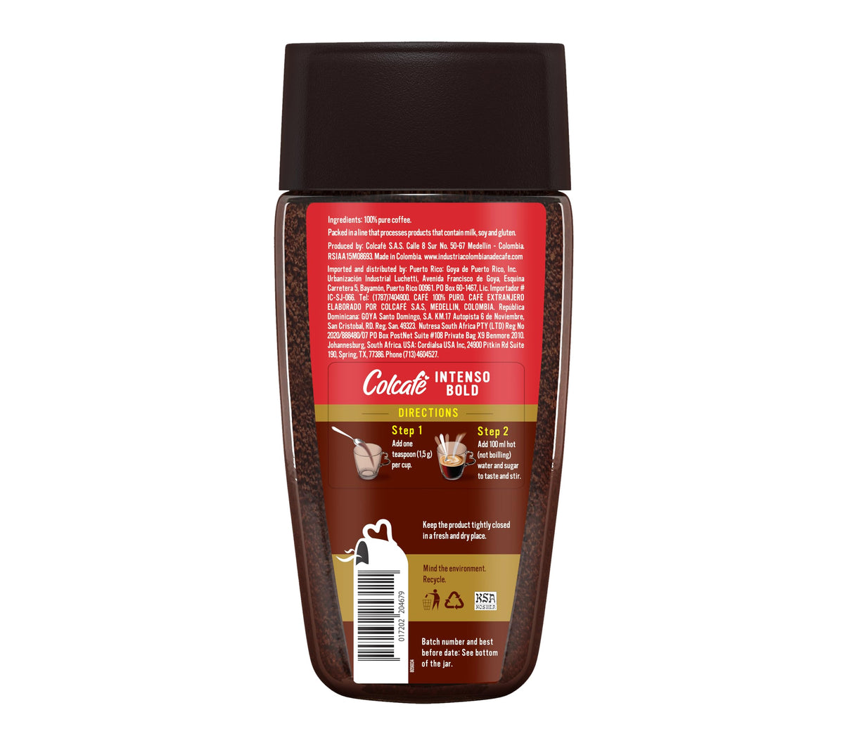 Instant Coffee 6 Ounce (Pack of 3) R35846