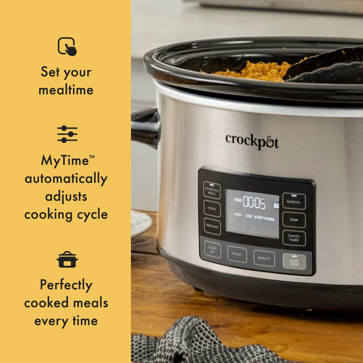 7-Quart Programmable Slow Cooker with Locking Lid K503594