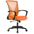 Orange Ergonomic Mesh Office Chair with Lumbar Support Armrest S14582