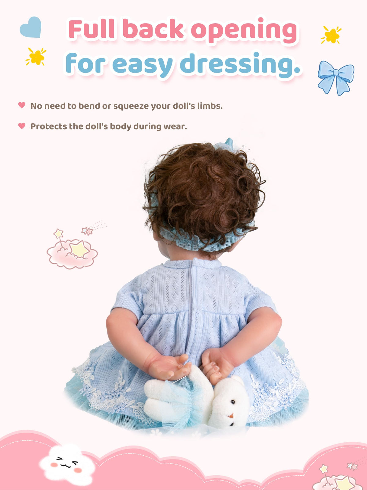 Blue Baby Doll Clothes 17-20 Inches V394657