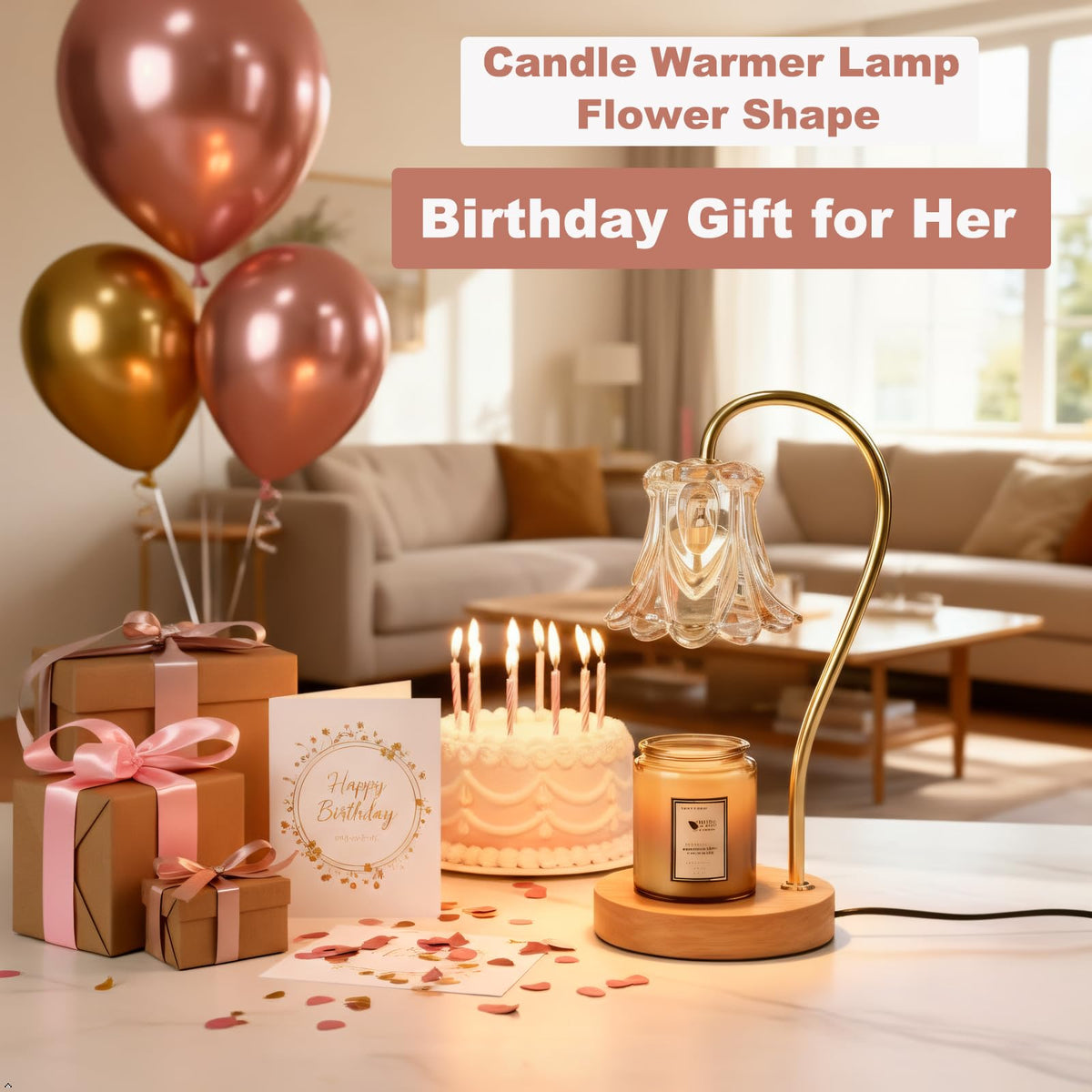 Candle Warmer Lamp with Timer Dimmable K390