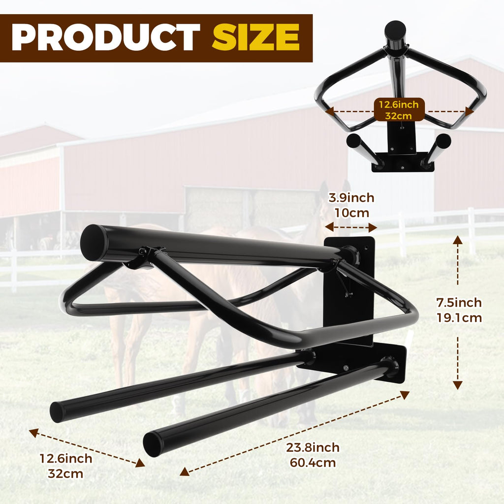 2 Pack Wall Mounted Saddle Rack G34278