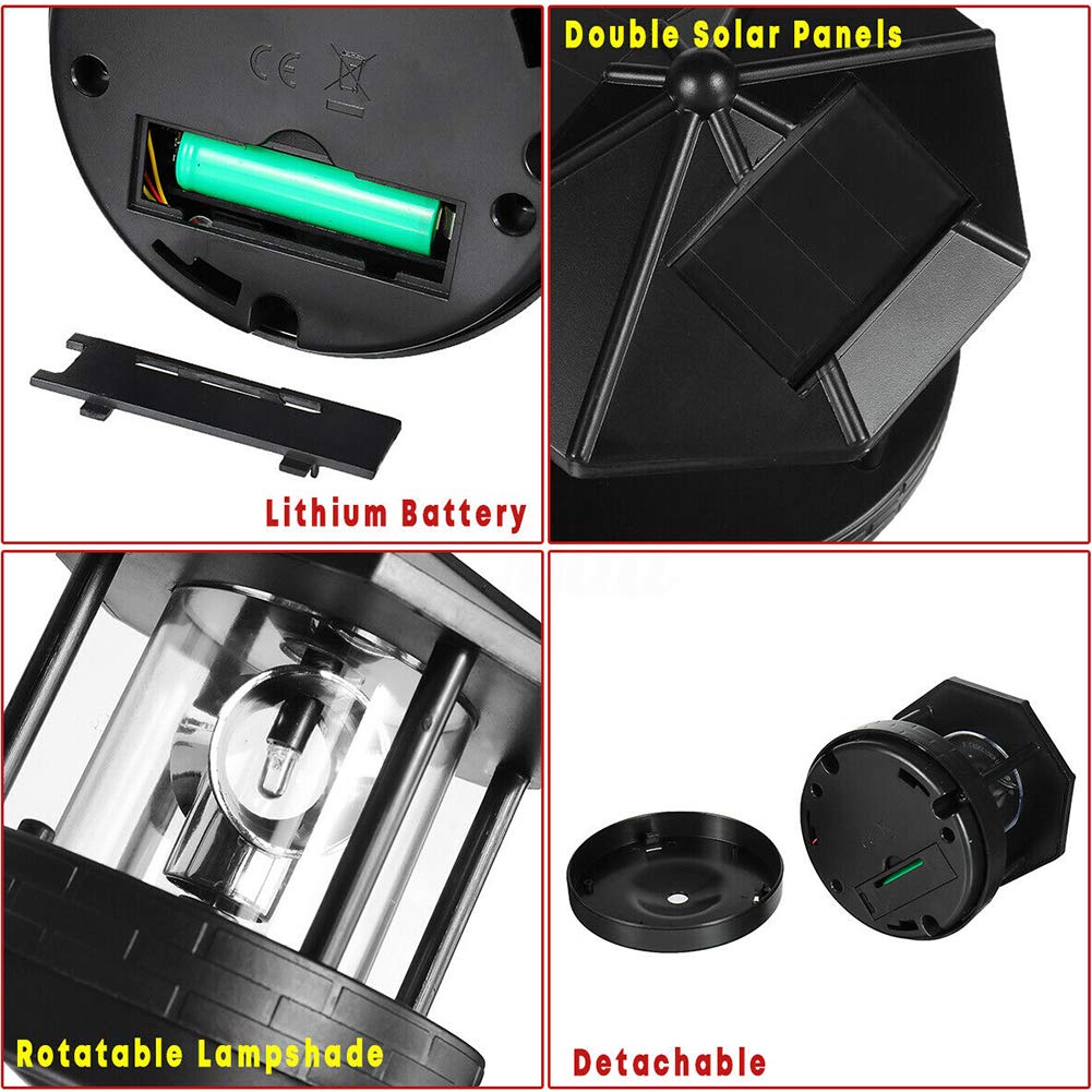 Solar Lighthouse Light with Rotating Beacon P12987