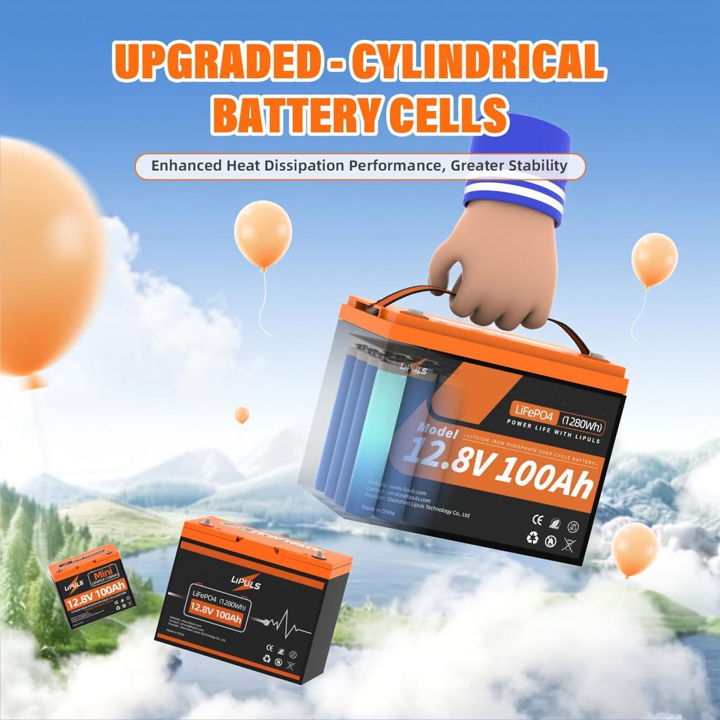 12.8V 100Ah LiFePO4 Deep Cycle Battery L38960