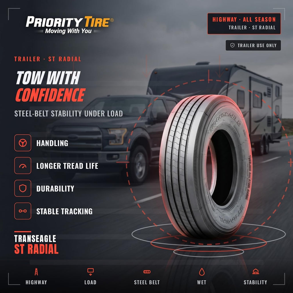 4 x All Season 12 Ply All Steel Tires C8768
