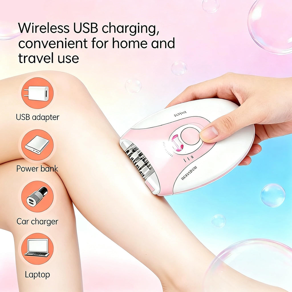 Rechargeable 2 Speed Epilator with LED Light & 36 Tweezers X986614