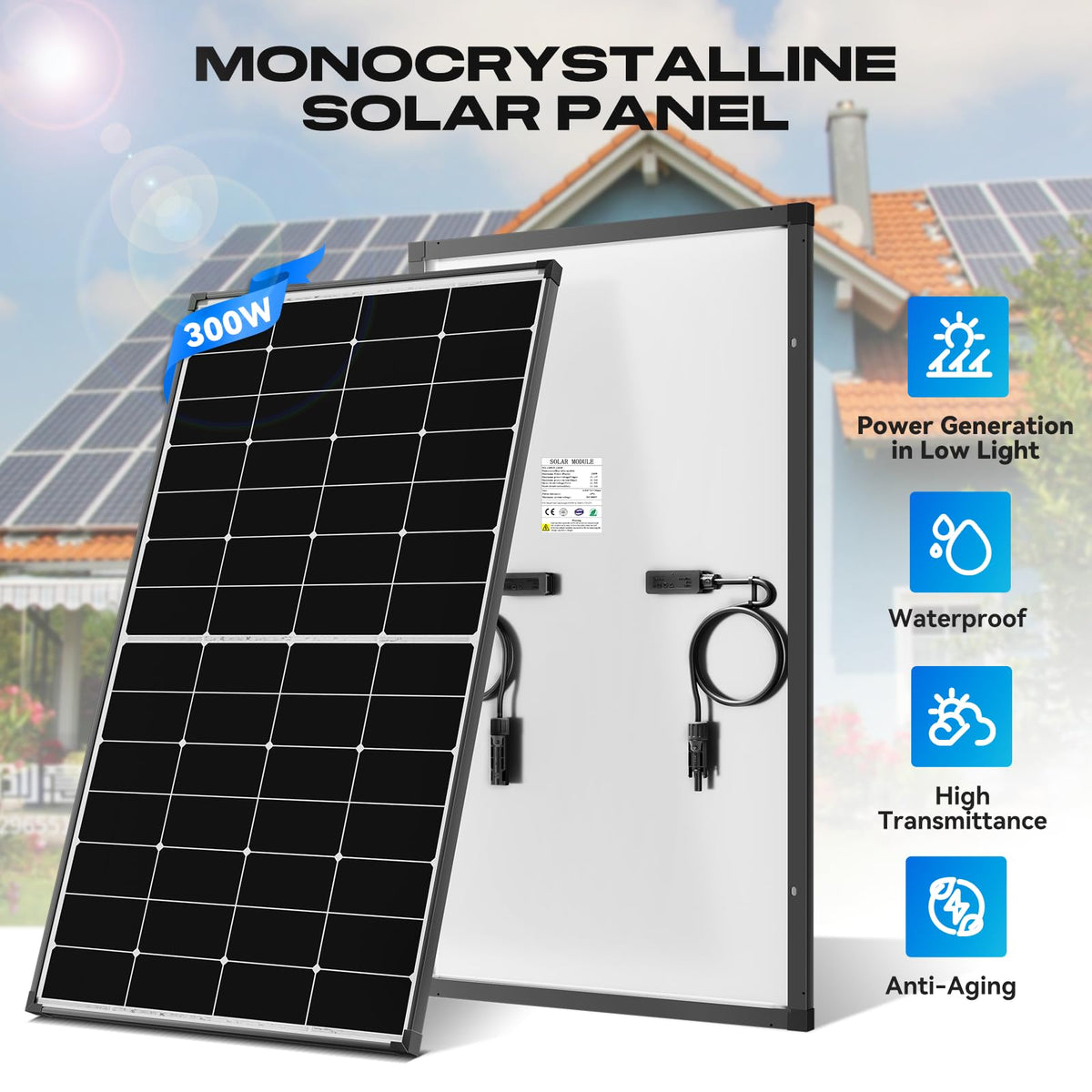 300 Watt Monocrystalline Solar Panel O246