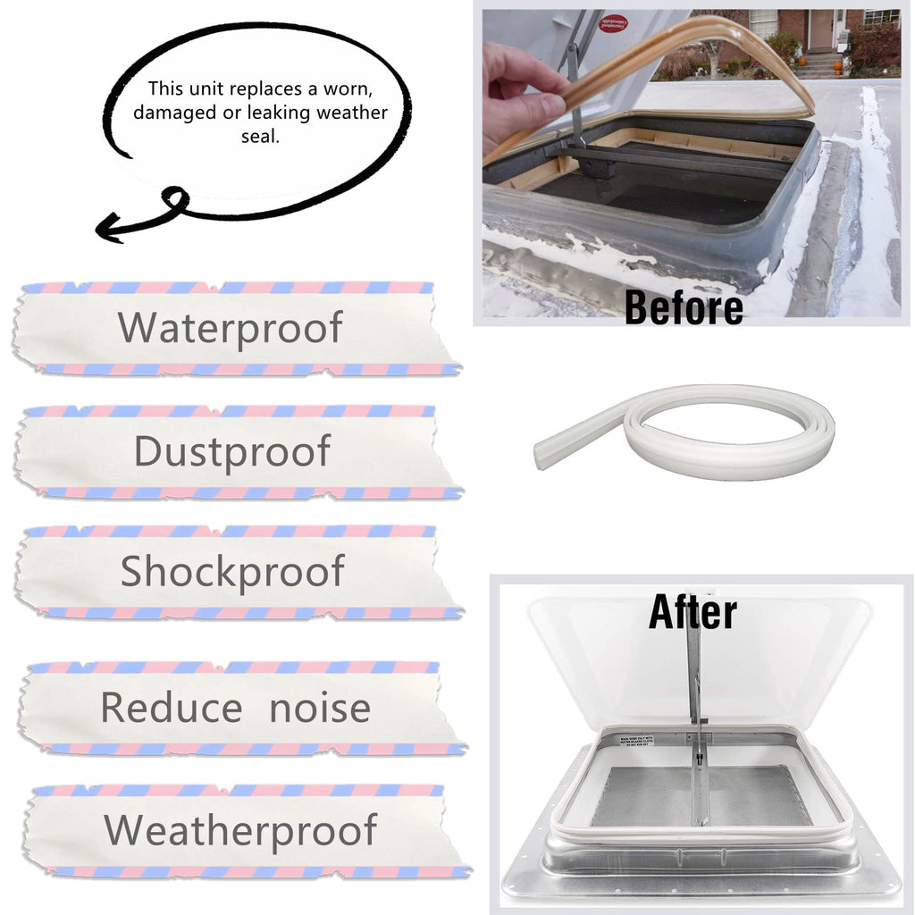 RV Roof Vent Seal 51" Replacement M401