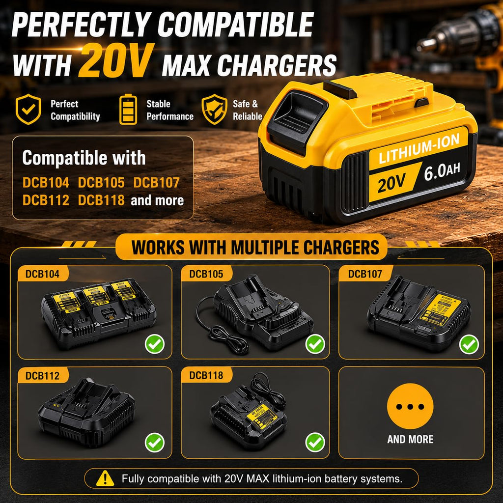 20V MAX Replacement Batteries 2-Pack L10514