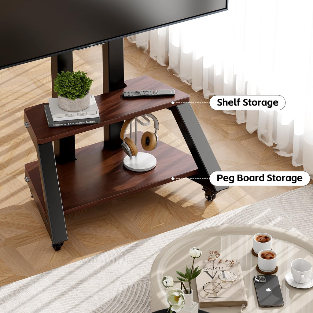 Rolling TV Cart with Wheels for 32-86 Inch TV K261675