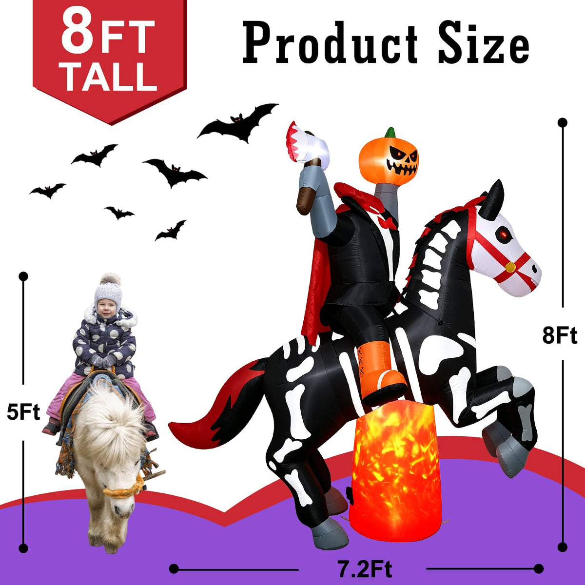 8Ft Inflatable Outdoor Yard Decoration W370180