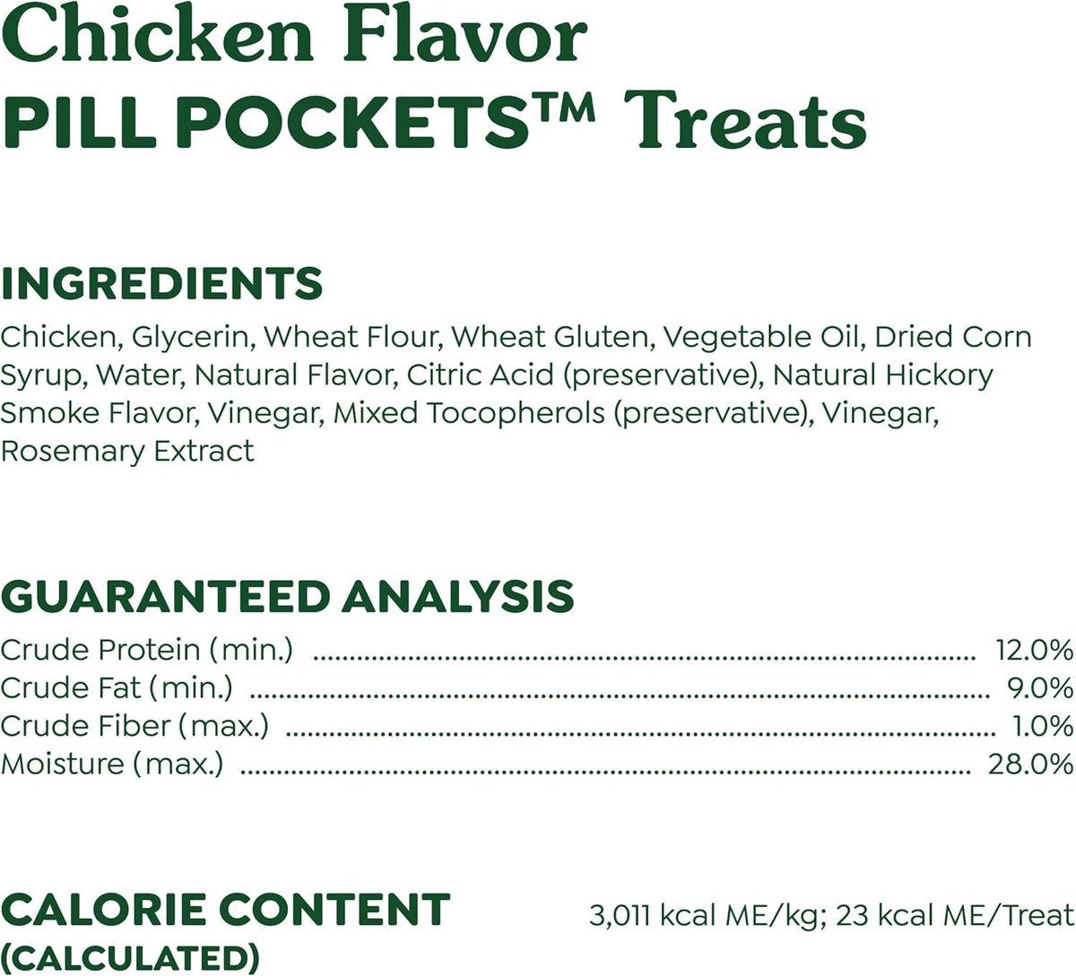 Chicken Flavor Capsule Treats for Dogs 15.8-Ounce 3 Pack Y240889