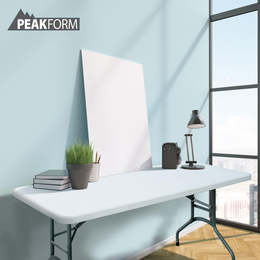 White 6 Foot Folding Multipurpose Table F814