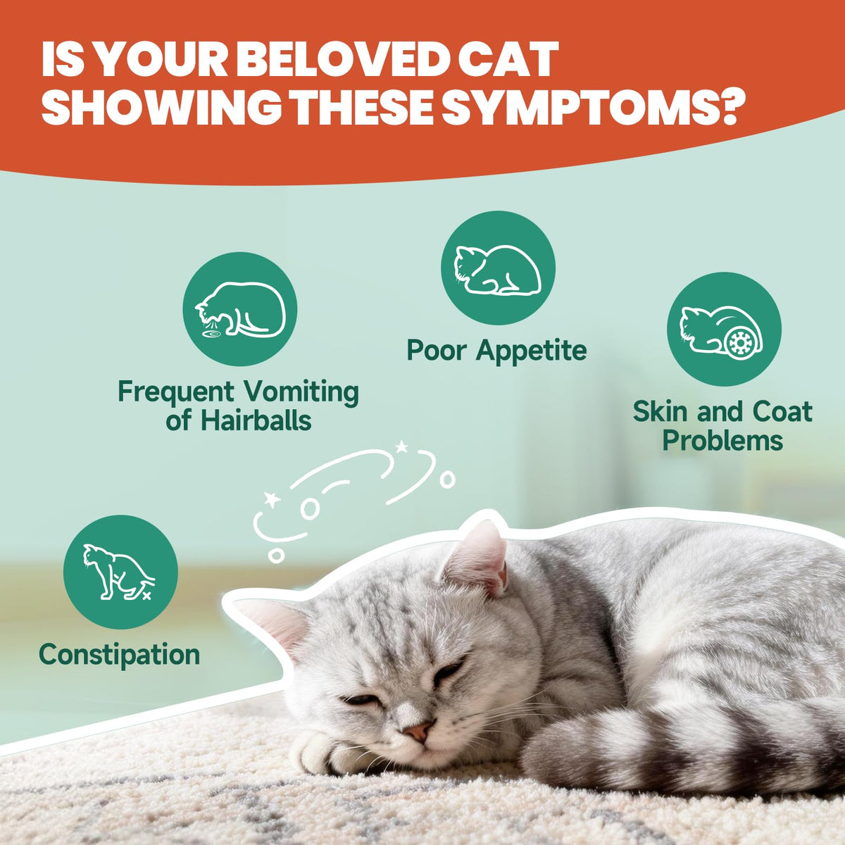 Hairball Treatment for Cats 120ML D60949