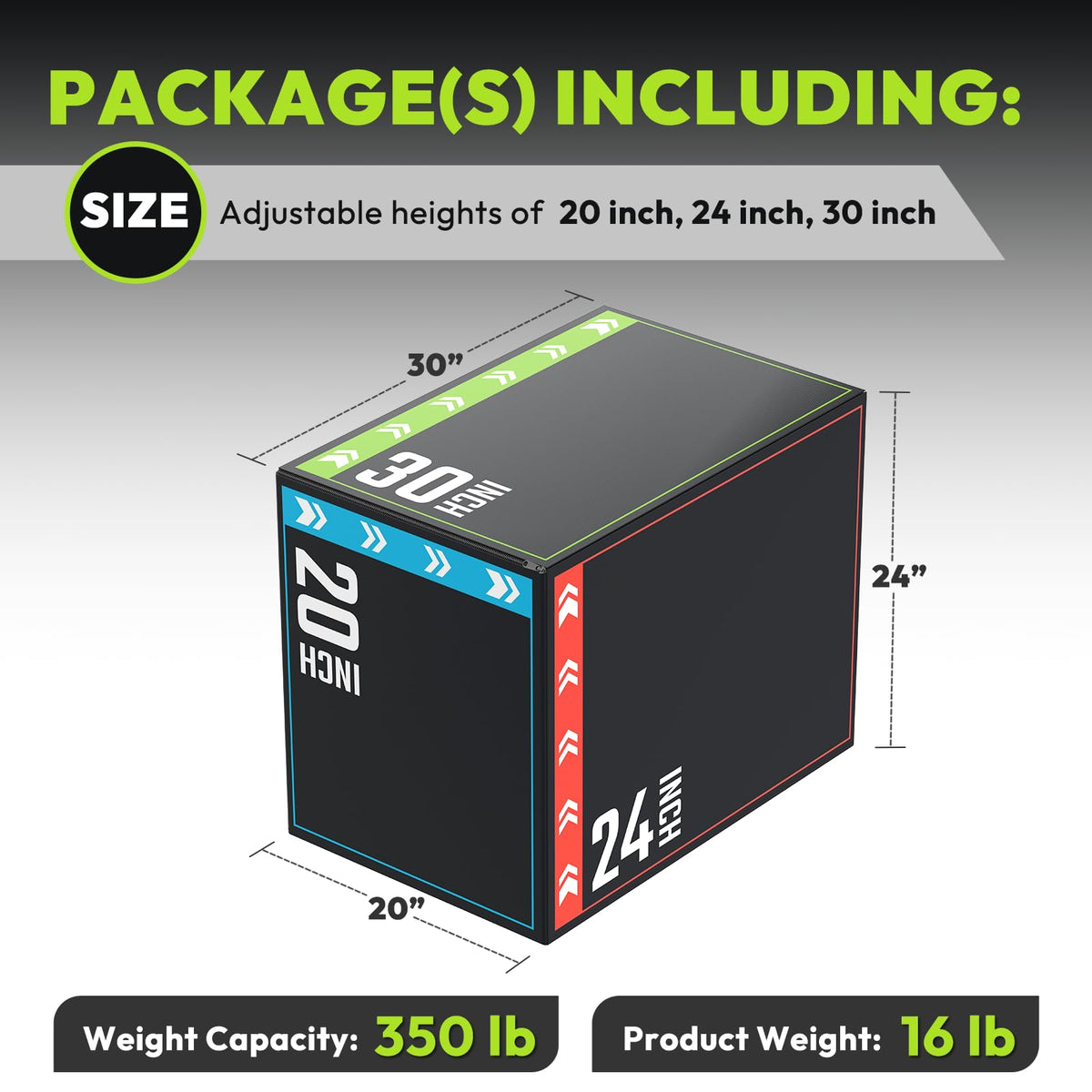 3-in-1 Plyometric Box L33382