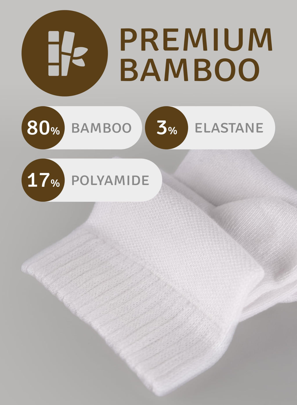 Loose Fit Seamless Rayon Bamboo Ankle Socks 3 Pairs M3890