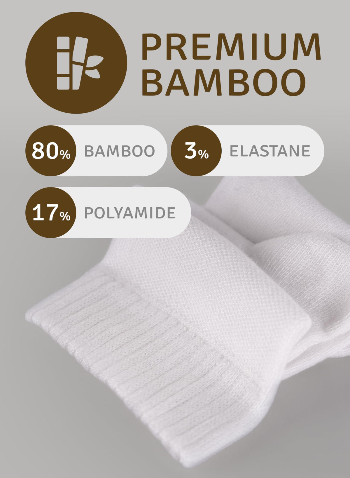Loose Fit Seamless Rayon Bamboo Ankle Socks 3 Pairs M3890