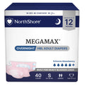 Pink Small Adult Diapers with Tabs 40 Count V268198