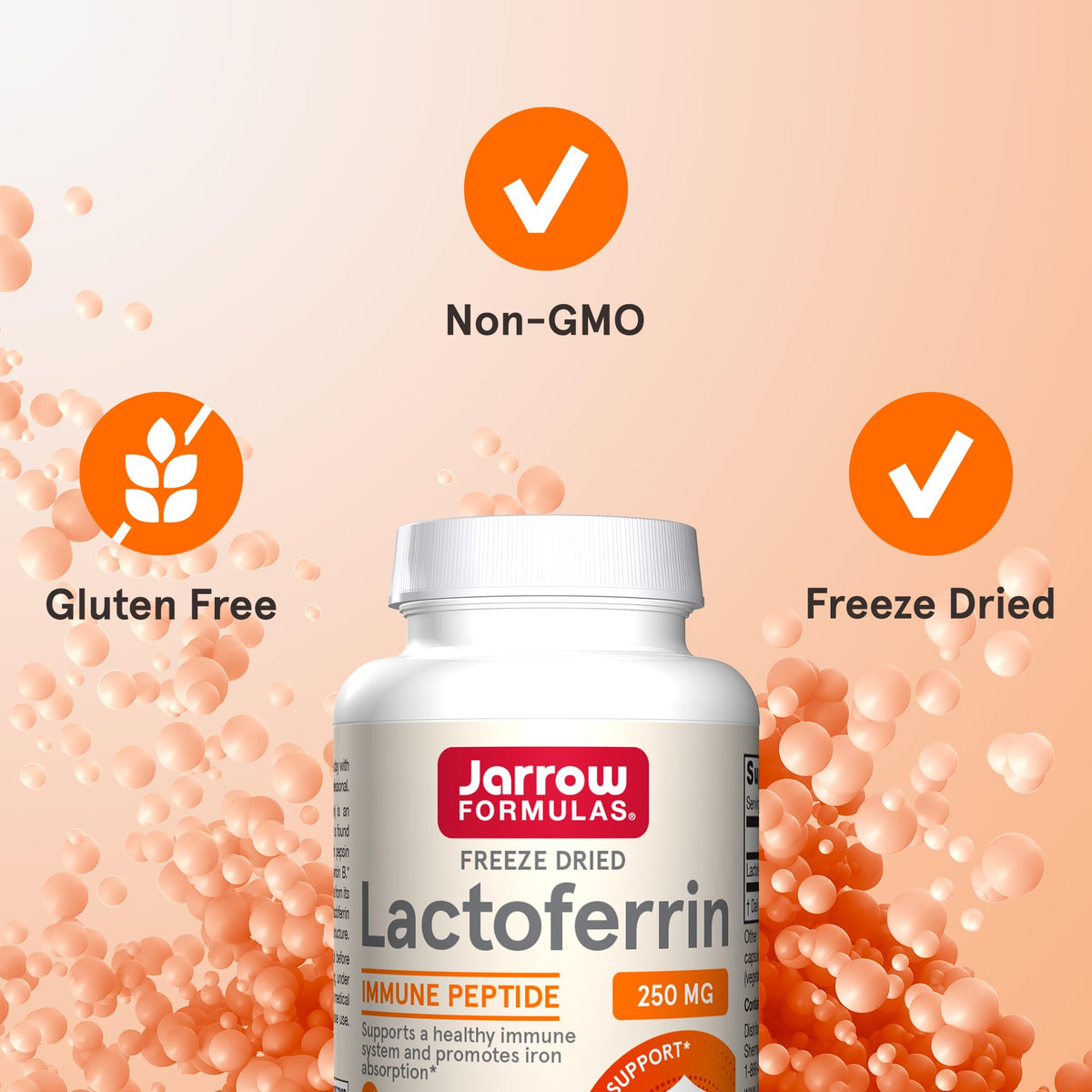 Lactoferrin Supplements 250 mg 30 Capsules D542240