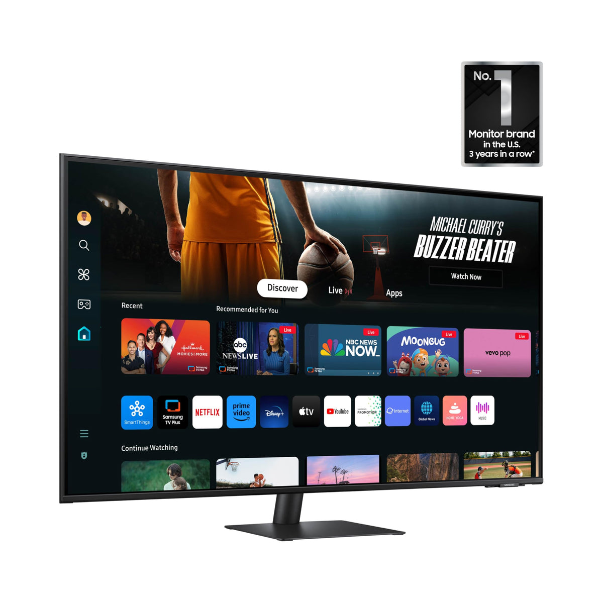43-Inch 4K UHD Smart Monitor with Speakers F49374