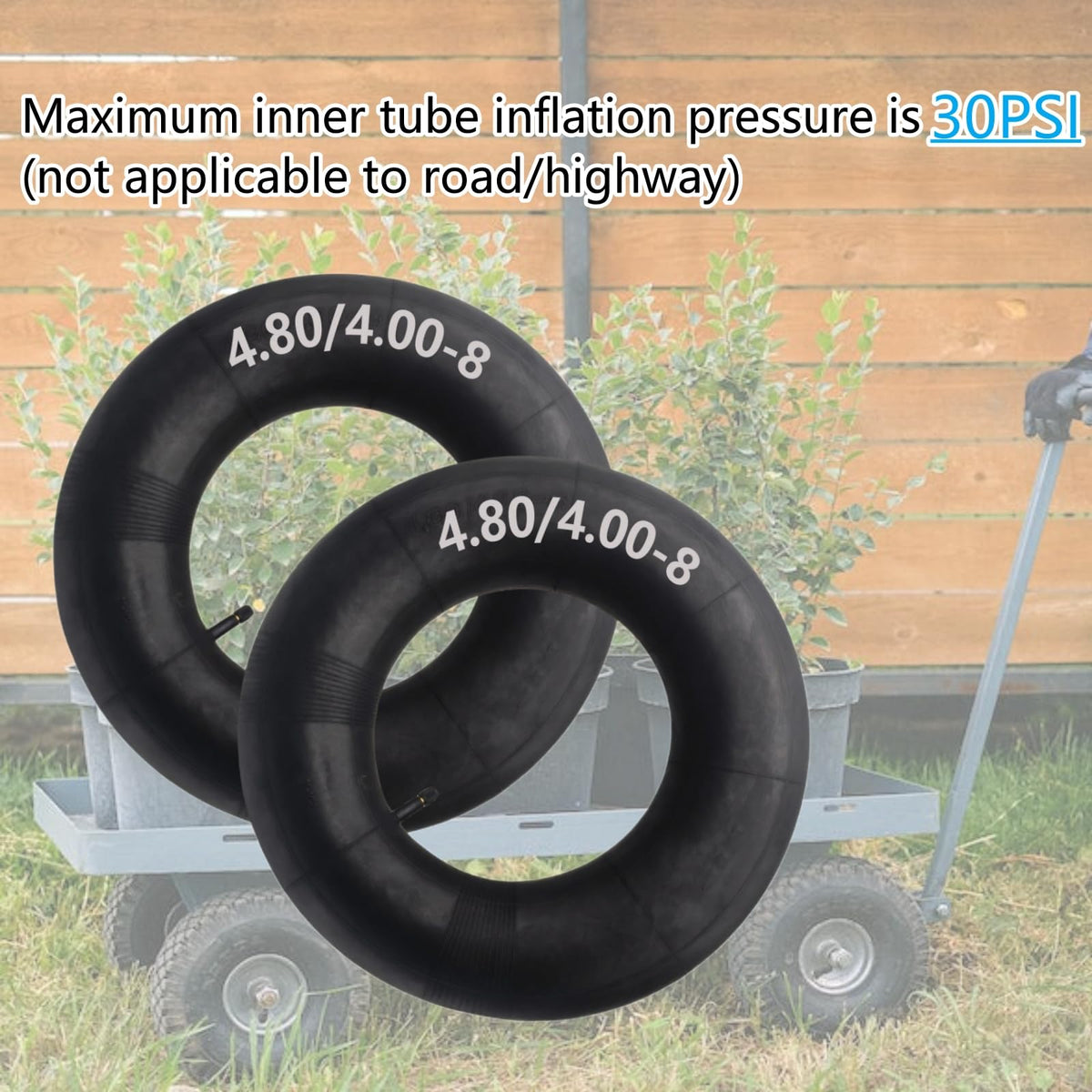 4.80/4.00-8 Heavy Duty Tire Inner Tubes I850
