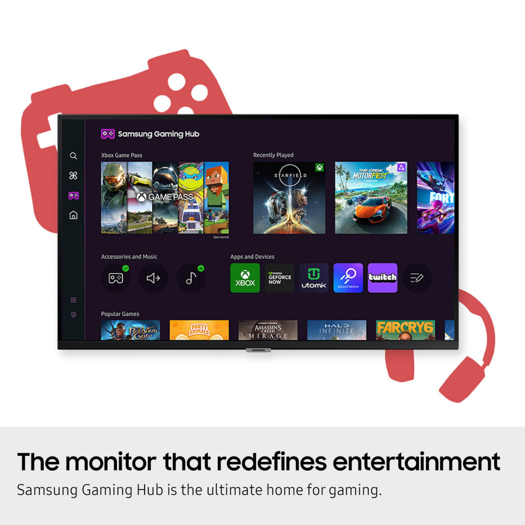 43-Inch 4K UHD Smart Monitor with Speakers F49374