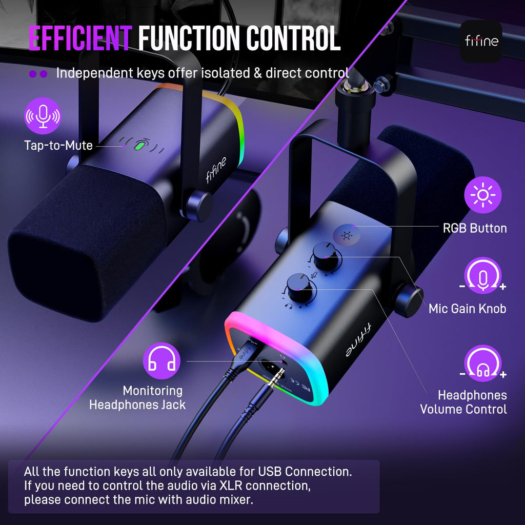 Dynamic XLR/USB Gaming Microphone Set I343
