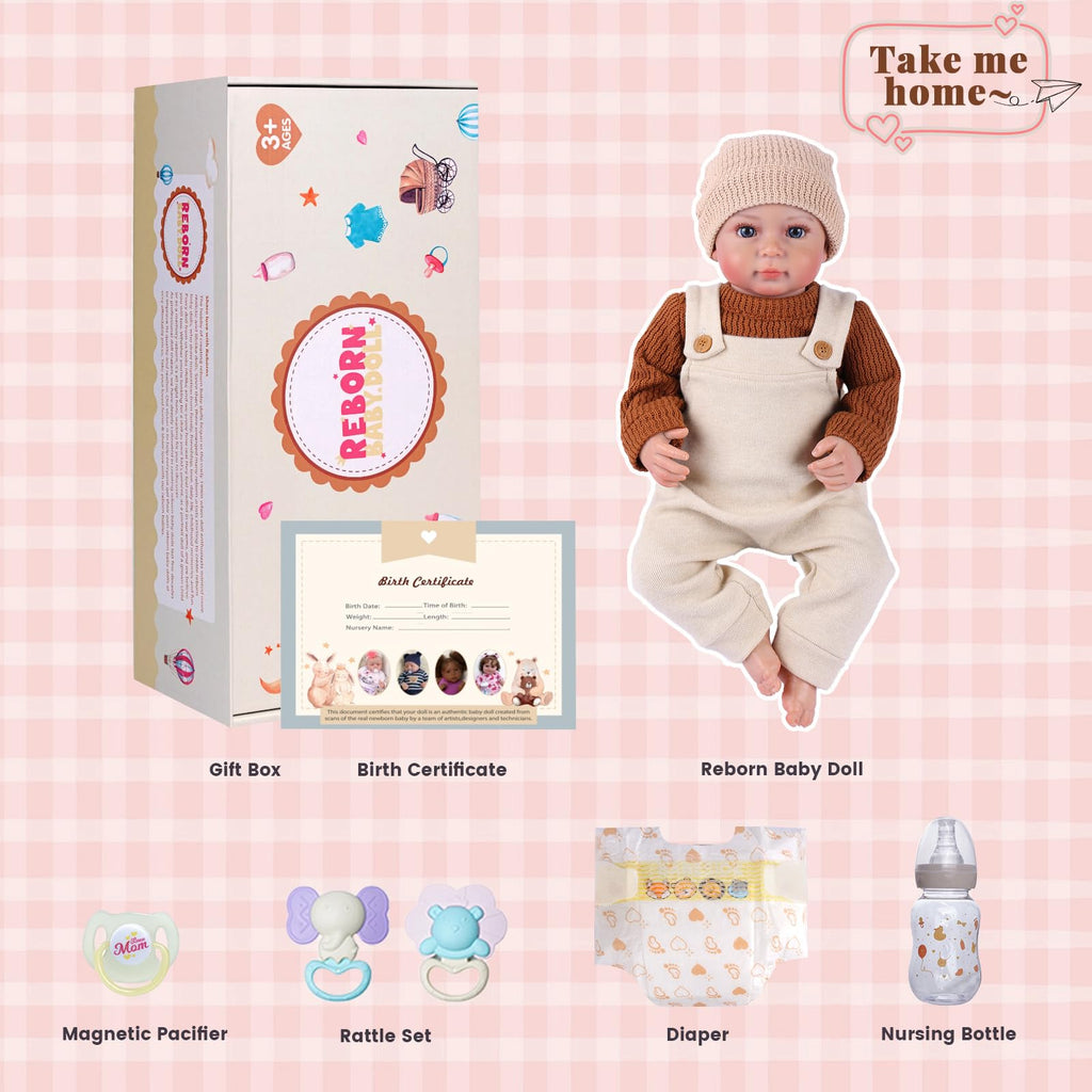20 Inch Soft Body Reborn Baby Dolls Boy U7228