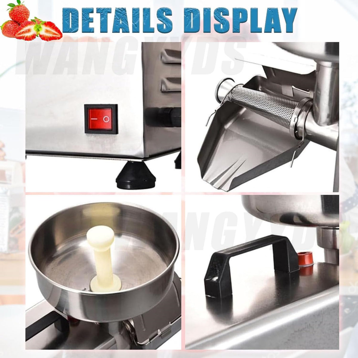 450W Stainless Steel Electric Tomato Mill L108959