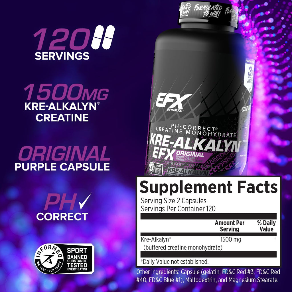 Creatine Monohydrate Pill Supplement 240 Capsules A893603