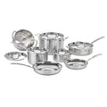 Stainless Steel 12 pc Induction Compatible Cookware Set W1589