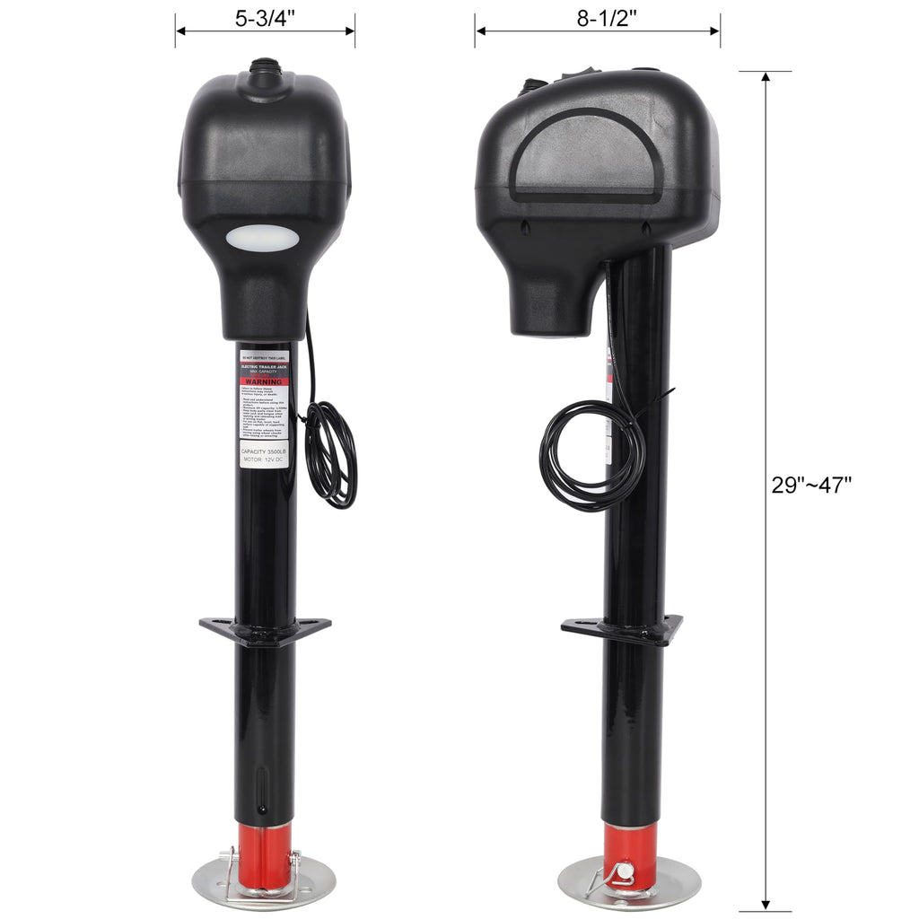 Electric Tongue Jack with 3500 Lbs Capacity C6099