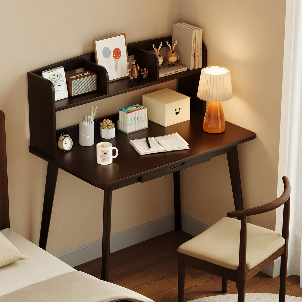 Small Writing Desk with Hutch B39687