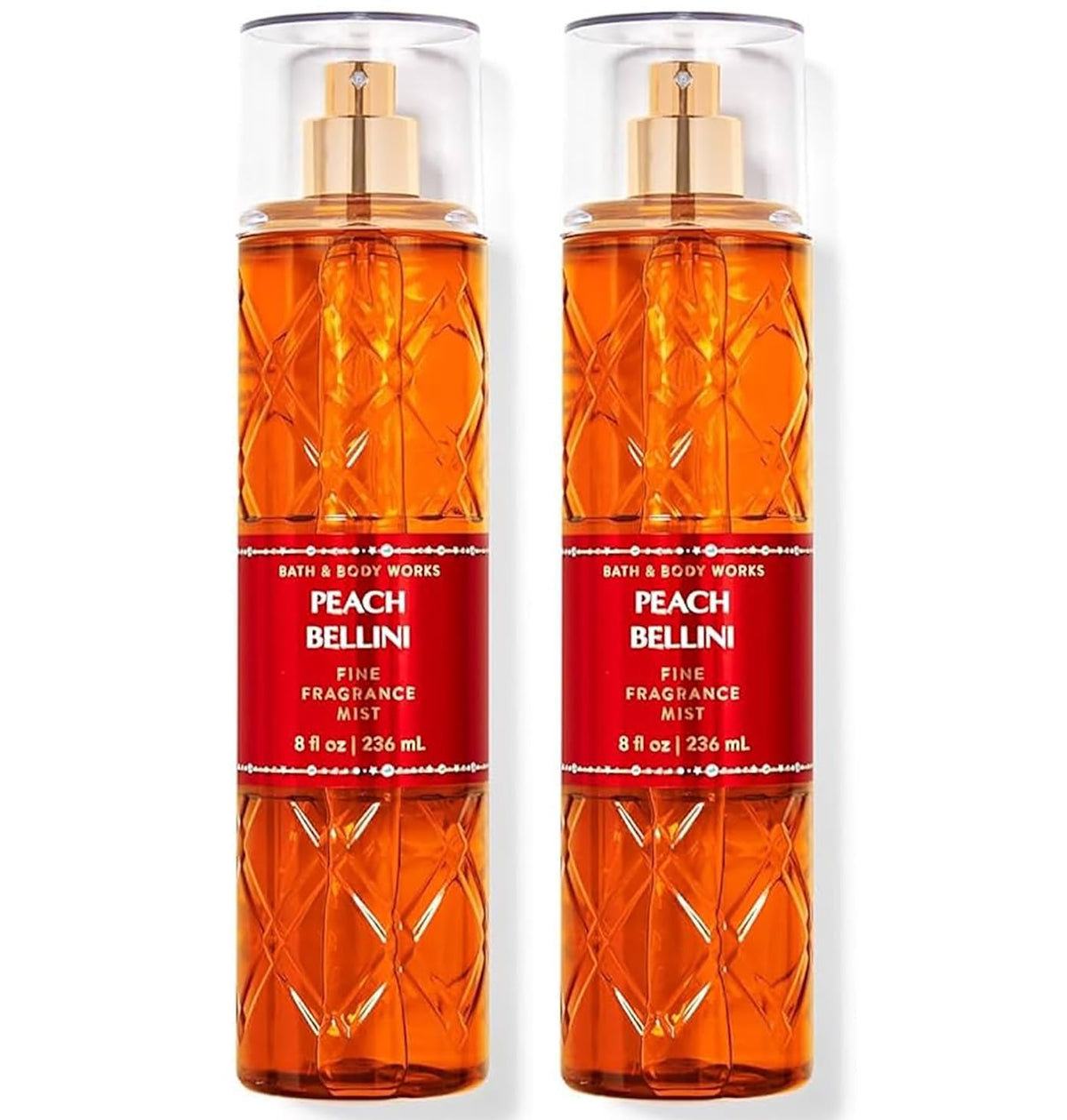 Peach Fine Fragrance Body Mist 8 oz Pack of 2 C875290