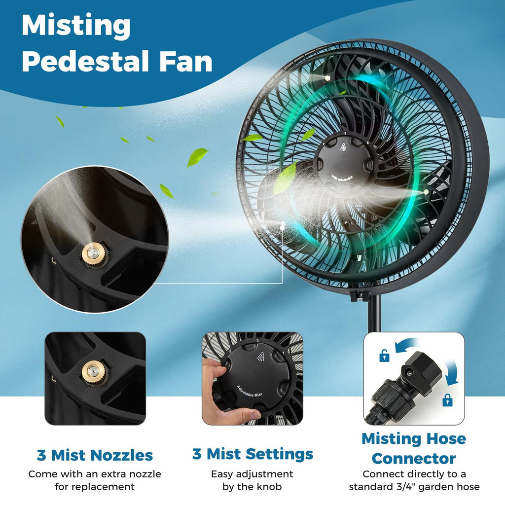 16 Inch Oscillating Pedestal Fan H50175