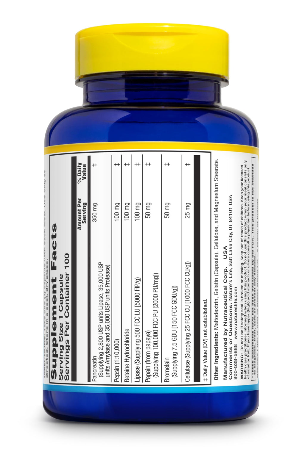 Enzyme Aid Digest Cap 100 ct A566425