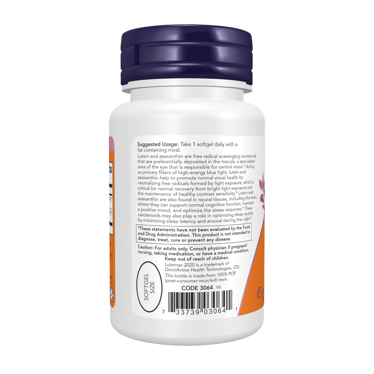Lutein & Zeaxanthin 60 Softgels Y810
