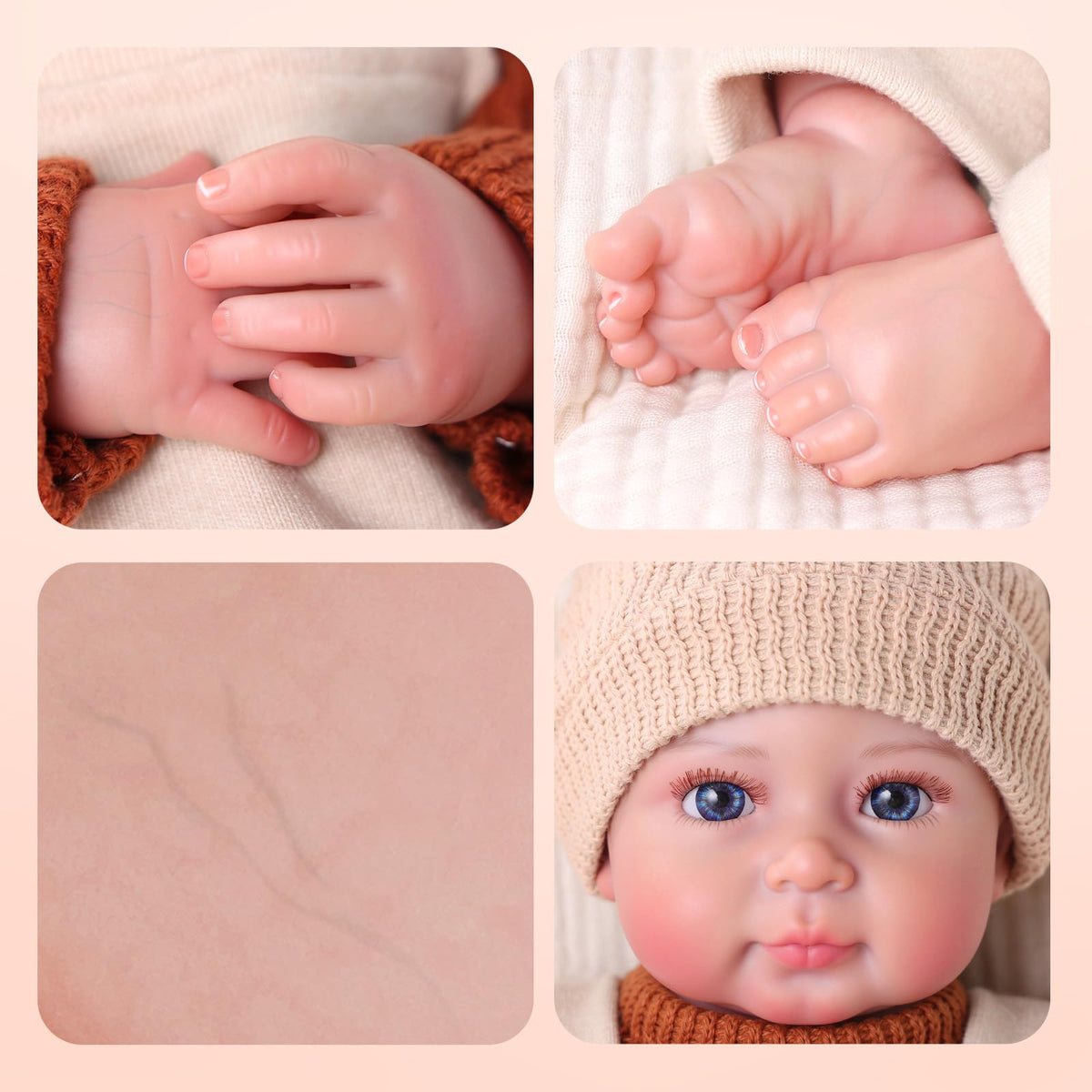 20 Inch Soft Body Reborn Baby Dolls Boy U7228