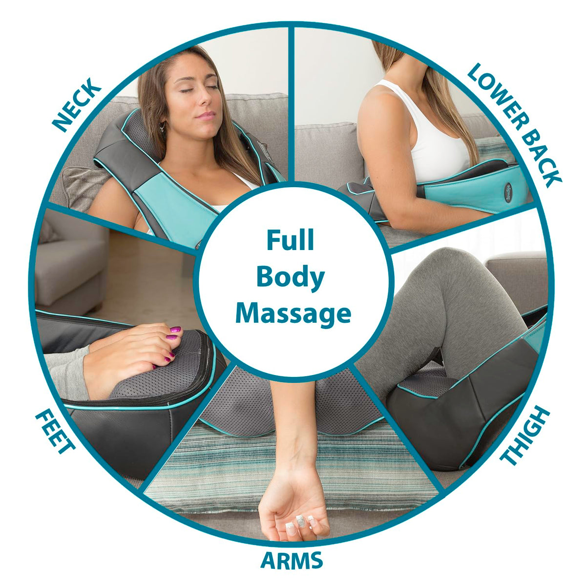 Shiatsu Neck and Back Massager with Heat H933